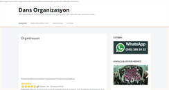 Desktop Screenshot of dansorganizasyon.net
