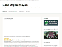 Tablet Screenshot of dansorganizasyon.net